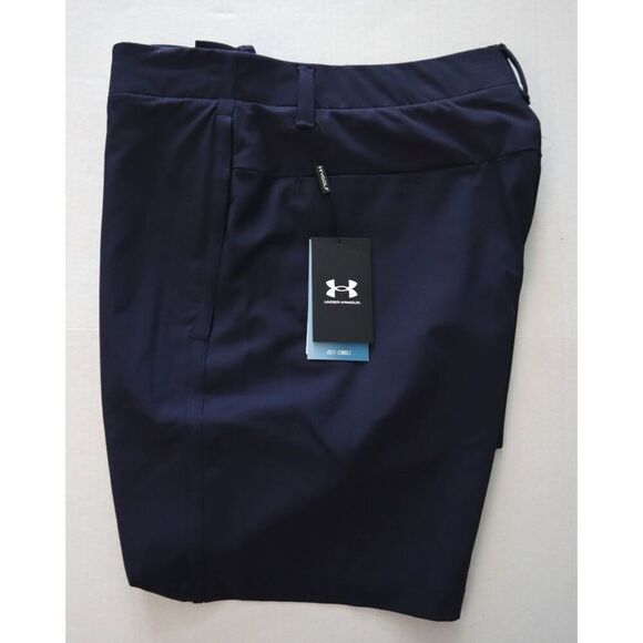Under Armour 1370083-410 Men's Sz 36 Navy Blue Iso-Chill 9" Golf Shorts - Picture 6 of 7